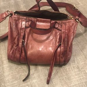 Marc Jacobs rugged leather cross body and carry